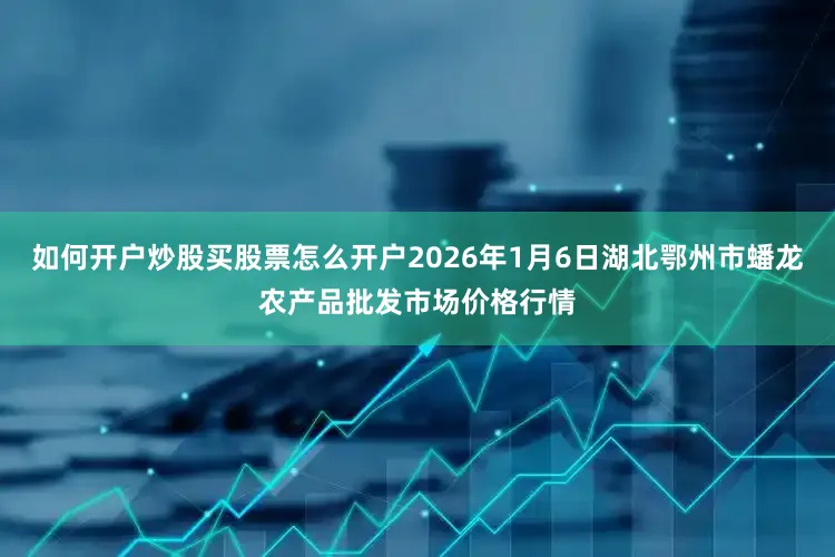 如何开户炒股买股票怎么开户2026年1月6日湖北鄂州市蟠龙农产品批发市场价格行情